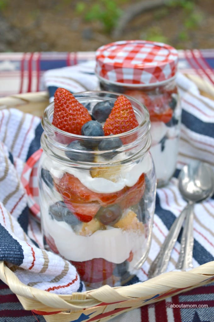 Summer is picnic season! Take the party outside and enjoy this picnic perfect Patriotic Berry Trifle. It's the perfect summer dessert.
