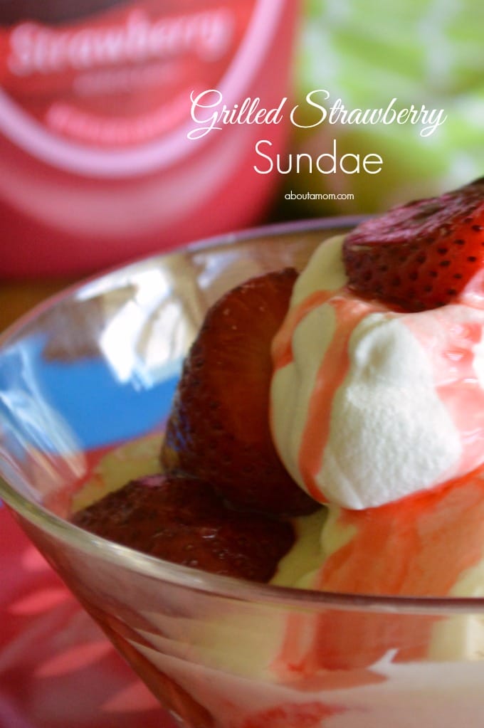 Celebrate grilling season with delicious Grilled Fruit Sundaes. A perfect grilled fruit dessert for summertime meals and backyard parties.