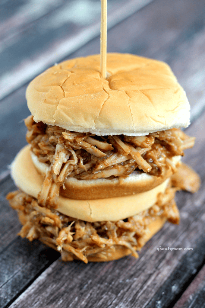 Feed a crowd or a hungry family with these slow cooker pulled pork sliders. Slow cooked for hours in a sweet and tangy sauce, this tender pulled pork is full of flavor.