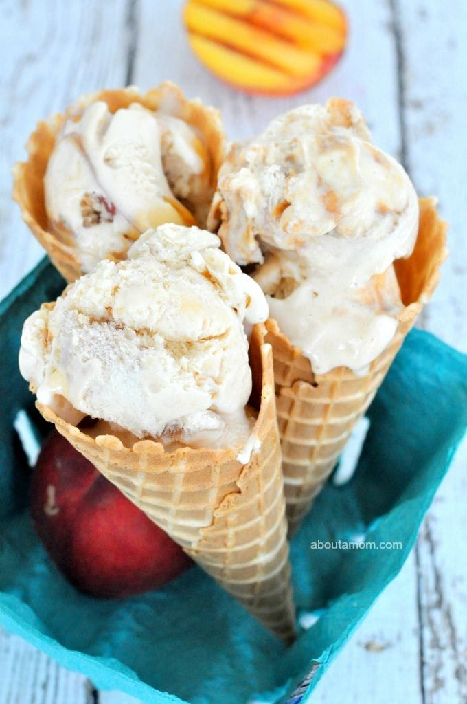 Grilled Peach Ice Cream Recipe