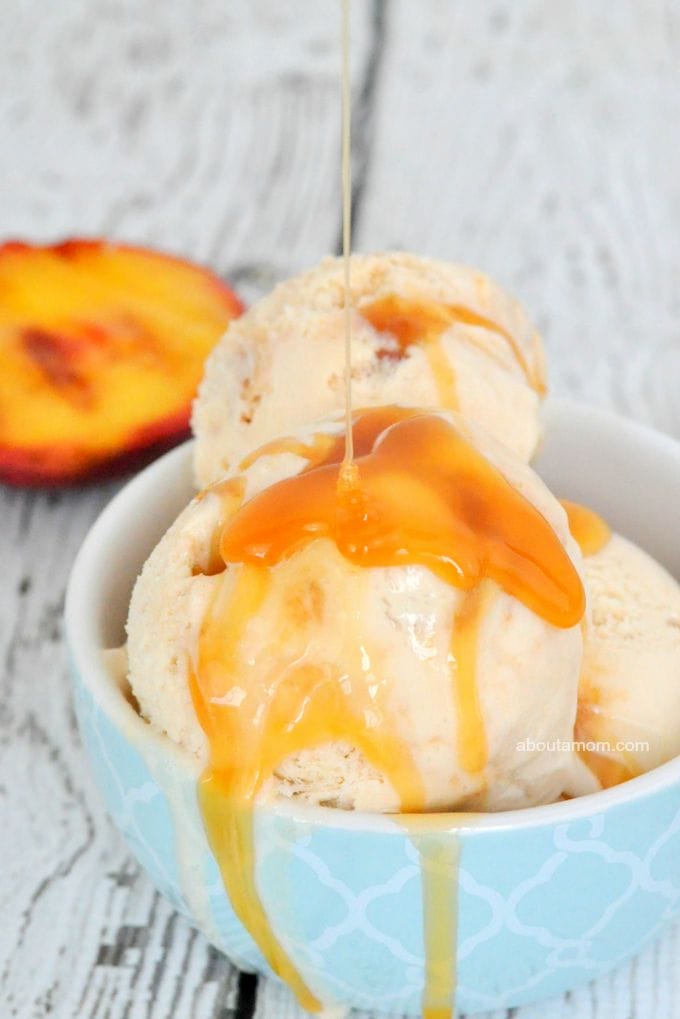Grilled Peach Ice Cream Recipe