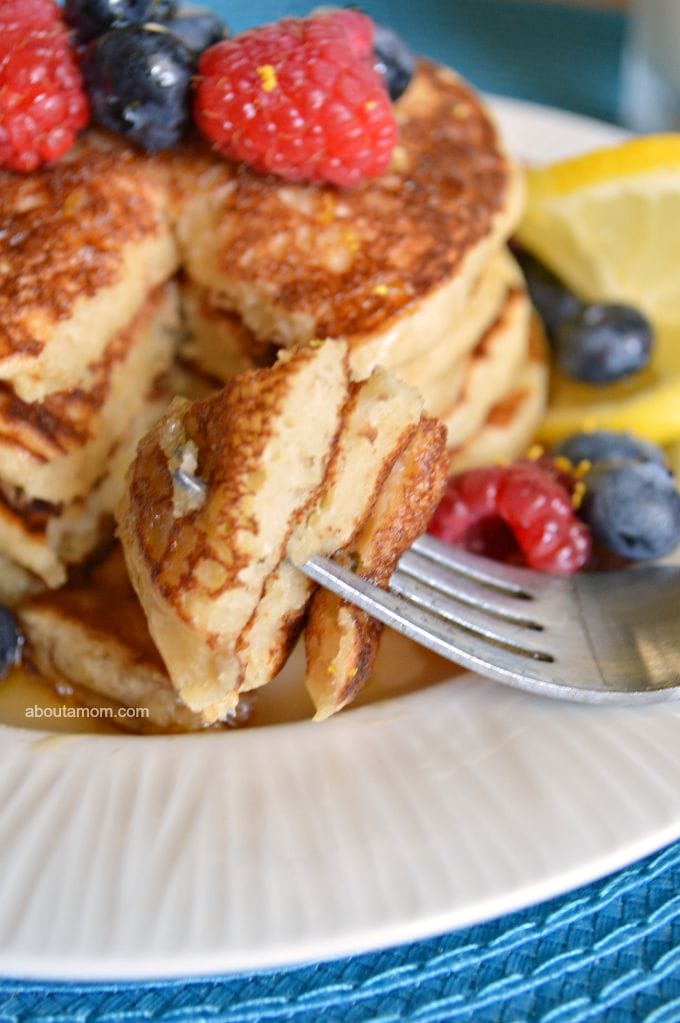 Hungry Jack PANCAKE-ISMS and a Lemony Pancakes with Berries Recipe