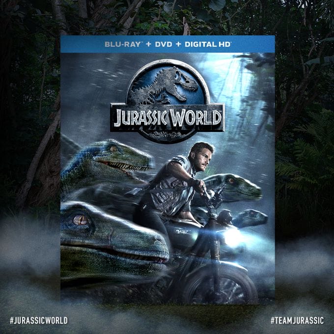 Jurassic World Coming to DVD and Blu-ray on October 20th