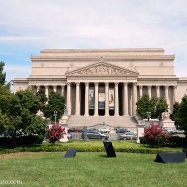 The National Archives in Washington DC