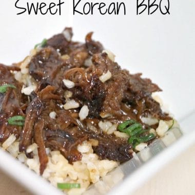 Slow Cooker Sweet Korean BBQ Recipe
