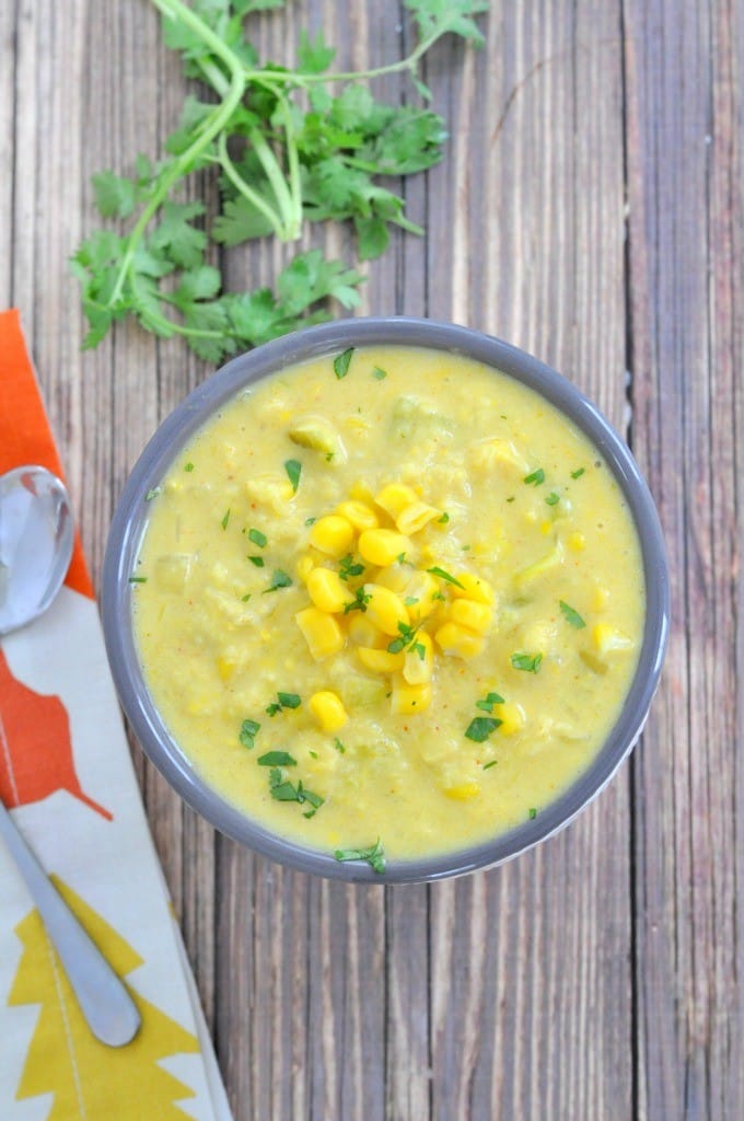 Flavored with coconut milk, leeks and cilantro, this Thai inspired corn soup recipe is simple to prepare and brings a taste of Thailand into your home.