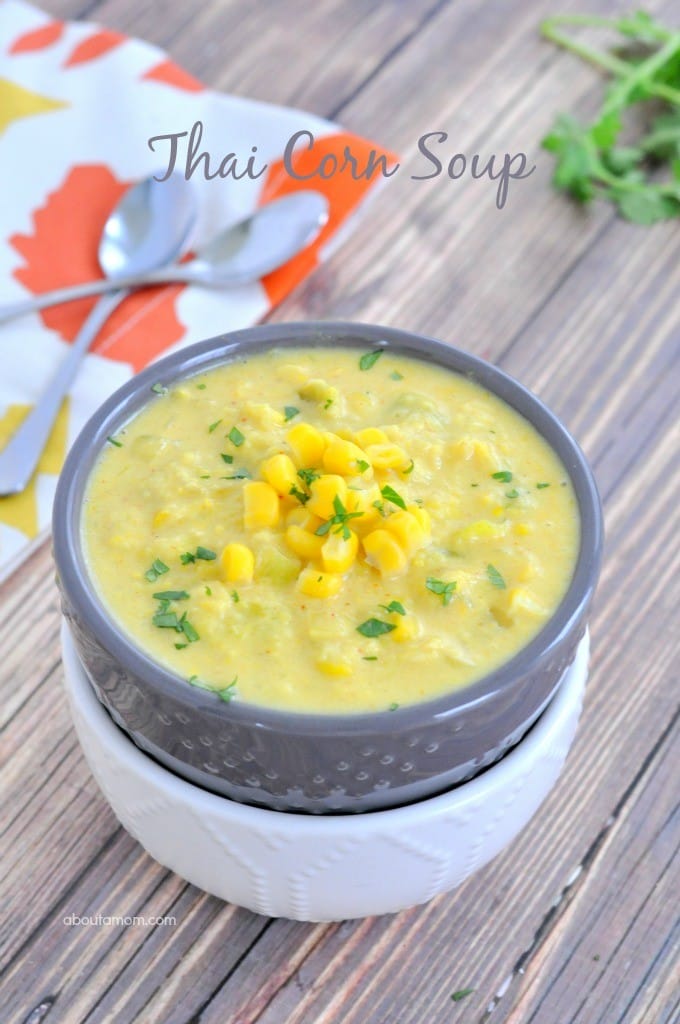 Flavored with coconut milk, leeks and cilantro, this Thai inspired corn soup recipe is simple to prepare and brings a taste of Thailand into your home.