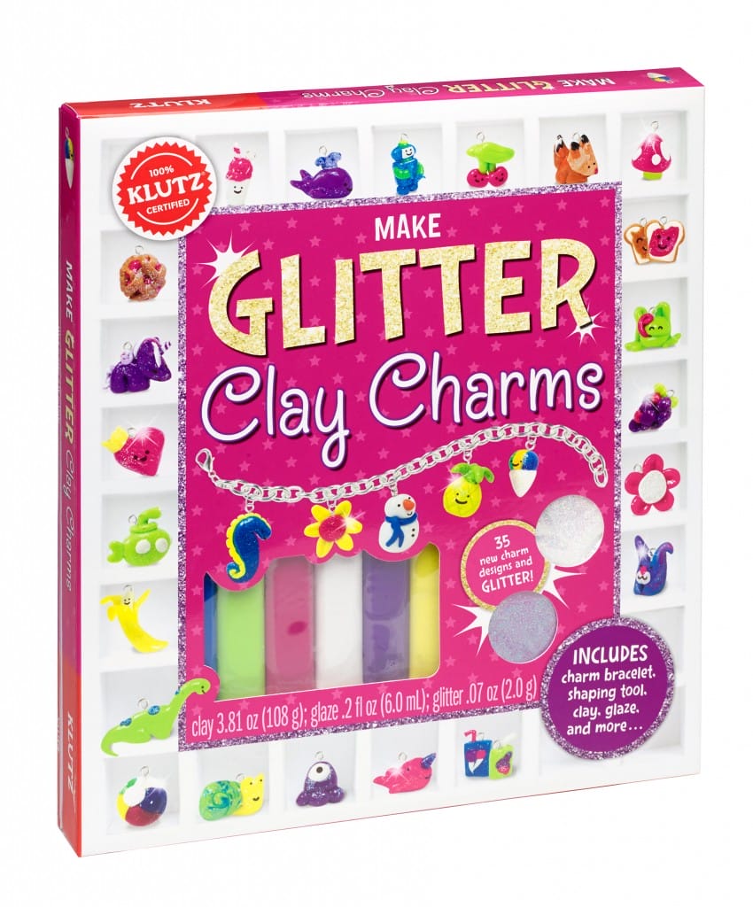 KLUTZ Make Glitter Clay Charms