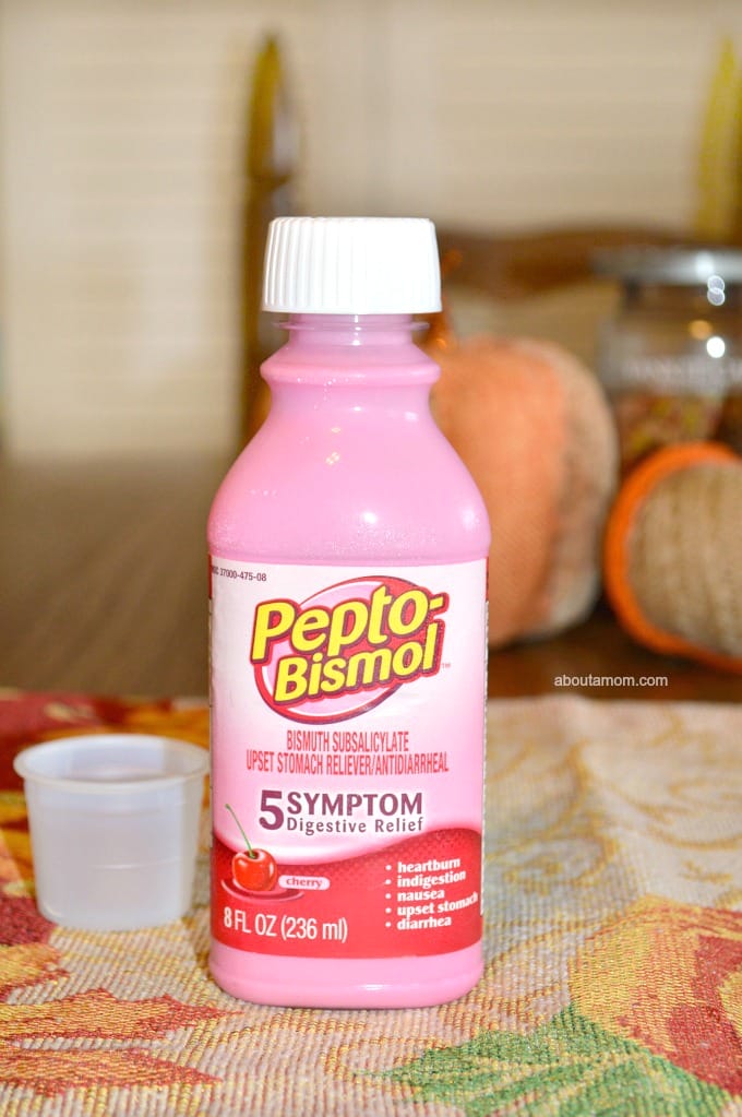Tips for how to survive holiday overindulgence. Thanksgiving is such an indulgent holiday. We eat turkey, mashed potatoes and pumpkin pie until we can eat no more. Luckily, there is Pepto-Bismol to help ease your upset stomach.
