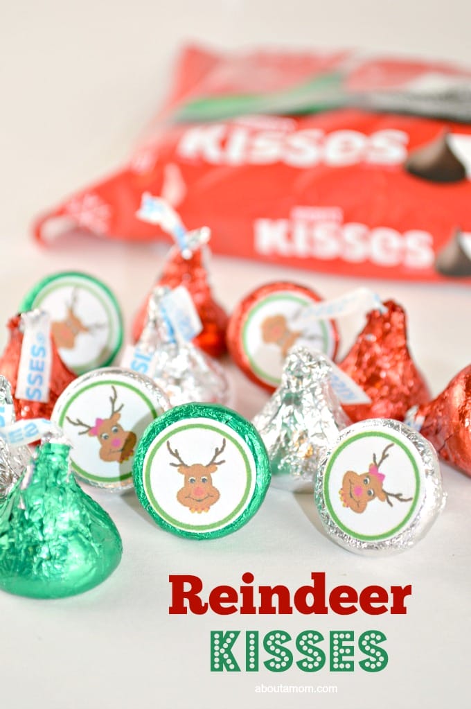 These adorable Reindeer Kisses, made with Hershey's Kisses, are perfect for your homemade holiday gift giving. It's also a fun holiday craft project for the whole family. 