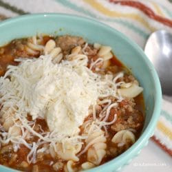 If you're in the mood for lasagna but don't have the time, this comforting and delicious lasagna soup recipe is perfect.