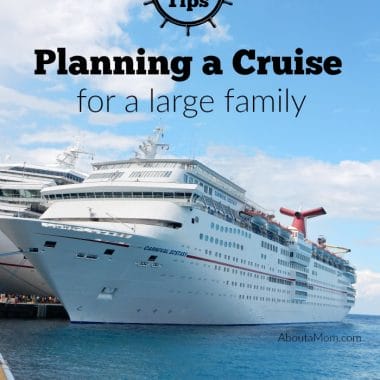 Cruising with a large family is doesn't have to be intimidating. In fact, it's incredibly easy.Use these helpful tips when planning your next family cruise.