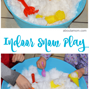 The kids will love this indoor snow play!