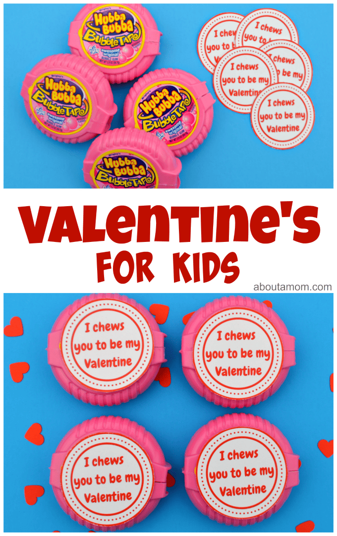 Totally cute Valentines for kids are quick and easy to make with a free printable. These Valentines are gender neutral, and perfect for kids of all ages. 