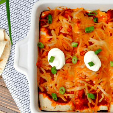 This Chicken and Black Bean Enchiladas recipe has a great south-of-the-border flavor, and comes together quickly. It’s a great Mexican dish to make on a busy weeknight.