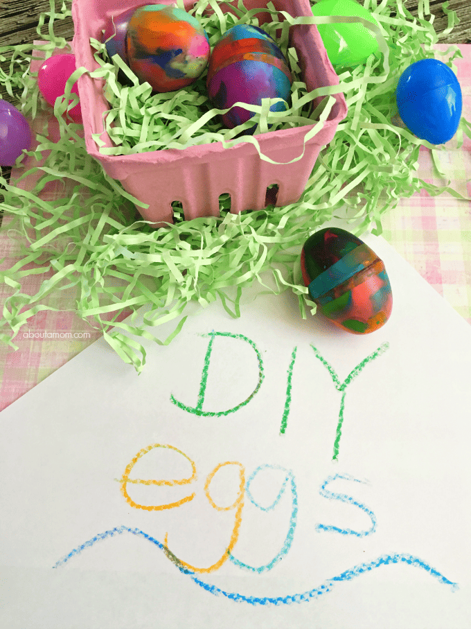 Easy DIY Easter Egg Crayons