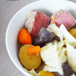 You can celebrate the luck of the Irish every day with this easy slow cooker corned beef recipe. A perfectly seasoned corned beef with cabbage, carrots and potatoes.