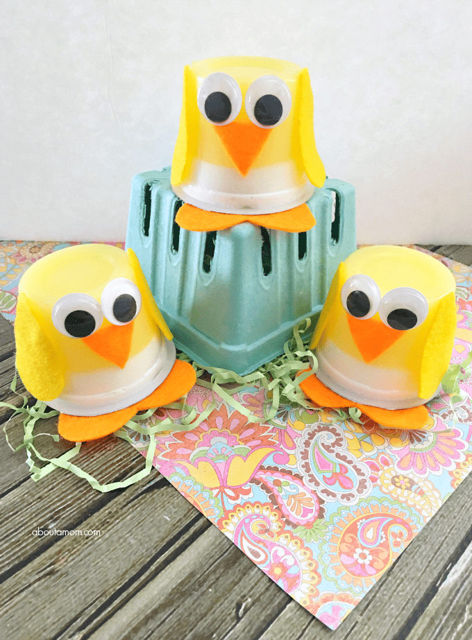 Jello Cup Chicks, a Fun Spring Treat for Kids 