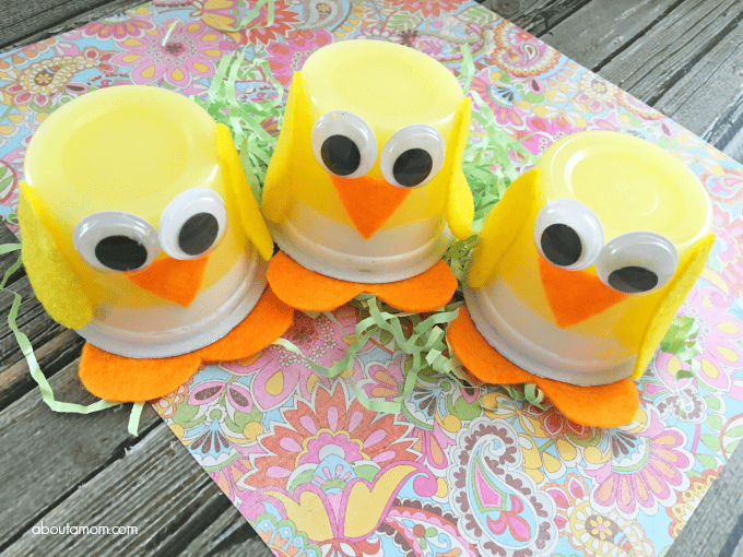 Jello Cup Chicks, a Fun Spring Treat for Kids