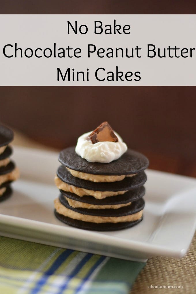 No Bake Dessert- Chocolate Peanut Butter Mini Cakes