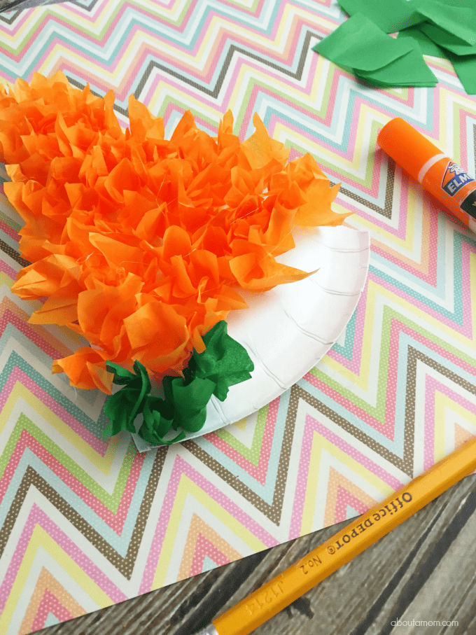 Simple Carrot Craft for Kids