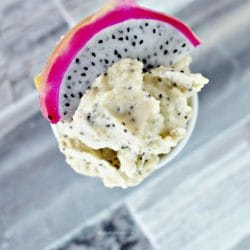 This Banana Dragon Fruit Ice Cream is great. I love desserts but the sugar is not the best thing to have in a healthy diet. Nice cream is a great way to have a dessert and still eat healthy.