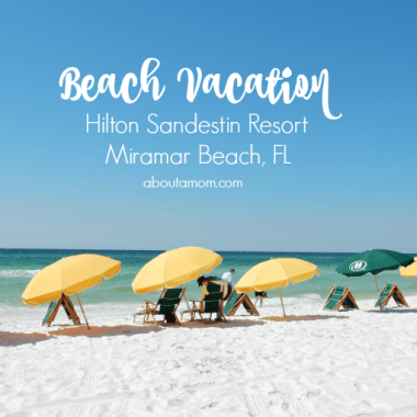 Planning your summer vacation? See what Hilton Sandestin Resort in Florida has to offer for your beach vacation!