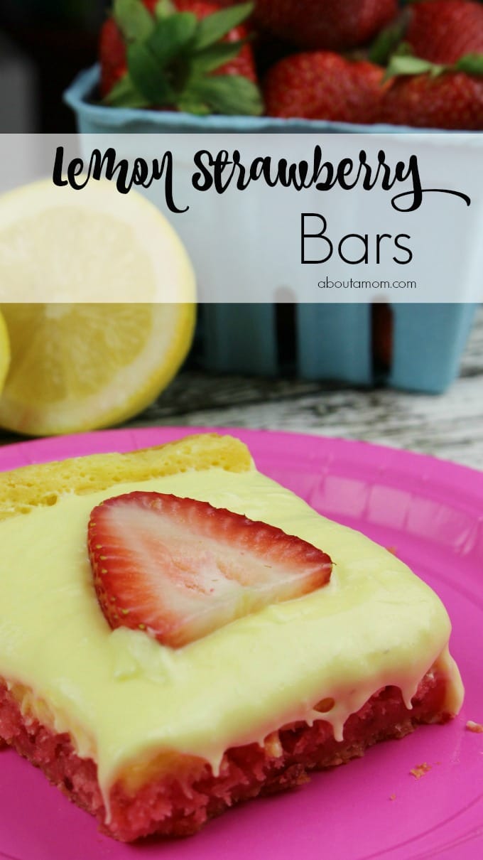 Lemon Strawberry Bars
