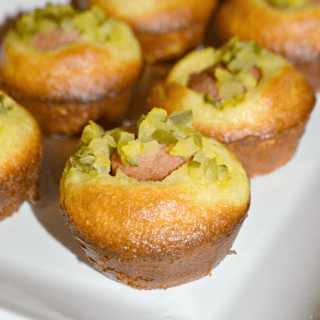 Mini Corn Dog Muffins with Dill Relish Recipe