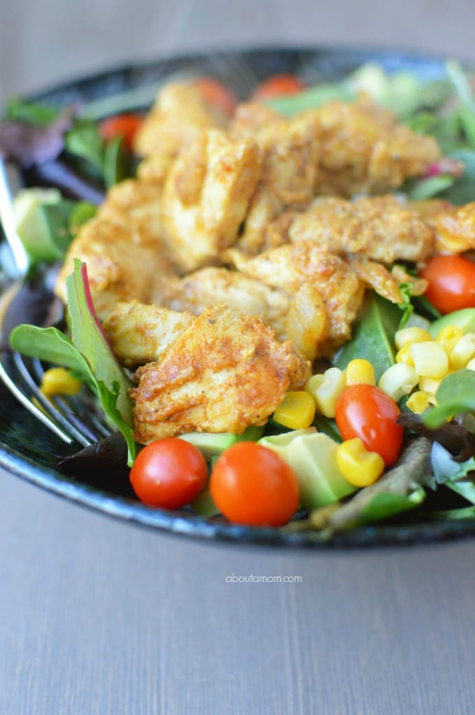 Taco chicken salad is flavorful, quick to make and always tastes fantastic. It's a great dish to have in your recipe repertoire for a fast weeknight dinner.