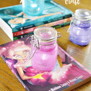 Wishes are a powerful thing. Learn more about the Disney Star Darlings book series for tween girls and see how to do your own glow jar craft.