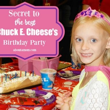 Secret to the Best Chuck E. Cheese's Birthday Party