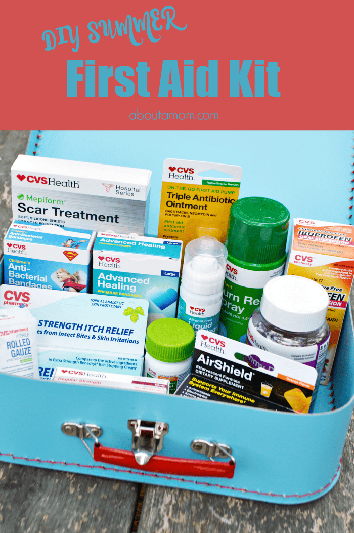 Take Care of Summertime Ouchies with a DIY Summer First Aid Kit