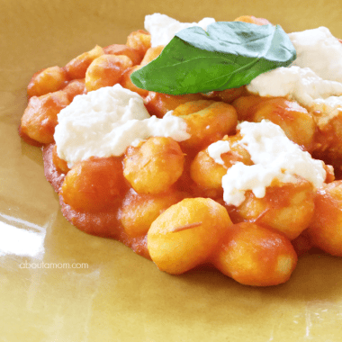 Lunch in Florence | Gnocchi in Red Sauce with Ricotta Clouds
