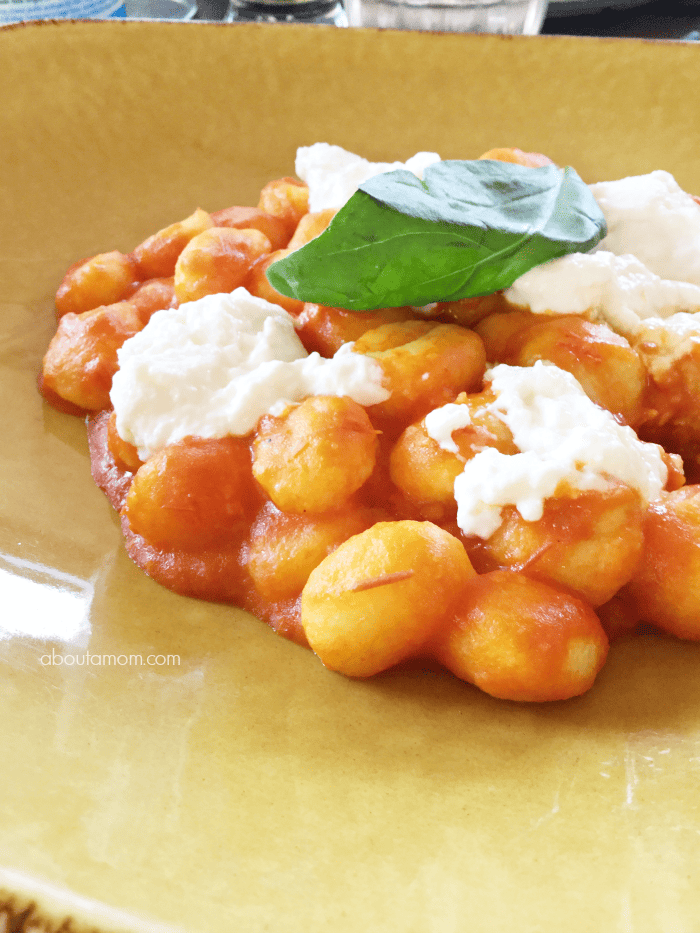 Lunch in Florence | Gnocchi in Red Sauce with Ricotta Clouds