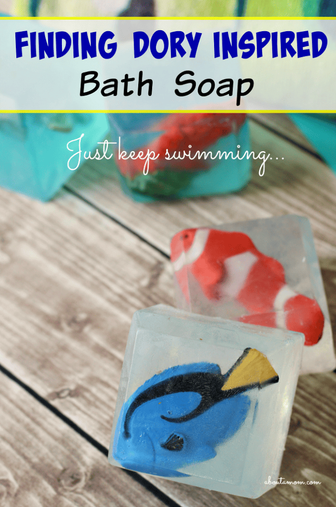 Make Your Own Finding Dory Inspired Bath Soap