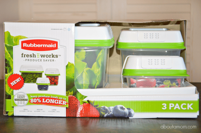 The Rubbermiad FreshWorks Produce Saver is an innovative food storage container that uses patented technology to keep produce fresher up to 80% longer. See the results.