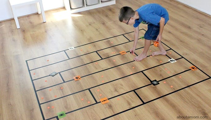 DIY Pumpkin Patch Floor Game