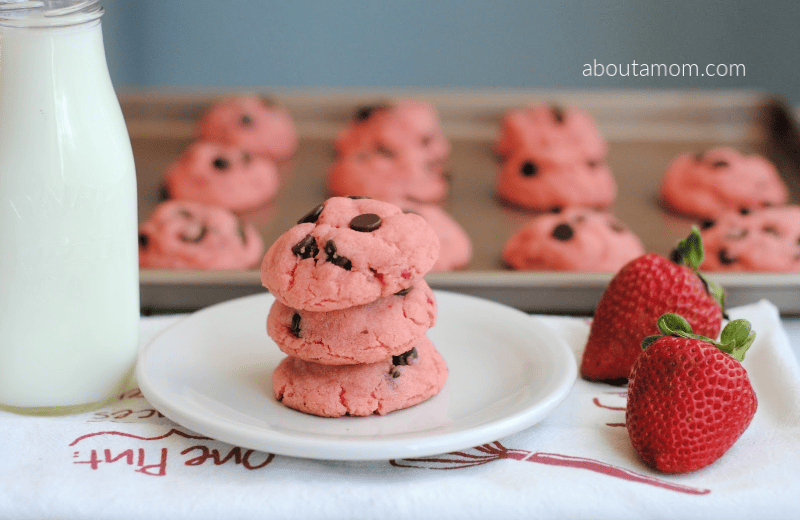 Strawberry Chocolate Chip Cake Mix Cookies are oh-so scrumptious and incredibly simple to make.