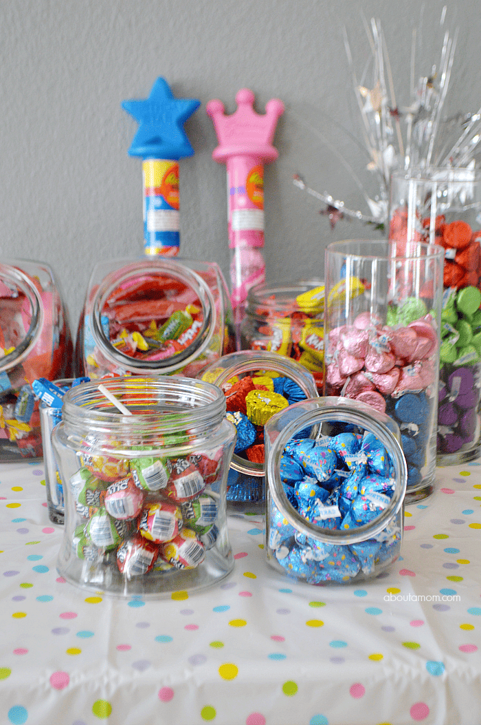 How to Make a Birthday Party Candy Buffet - About a Mom