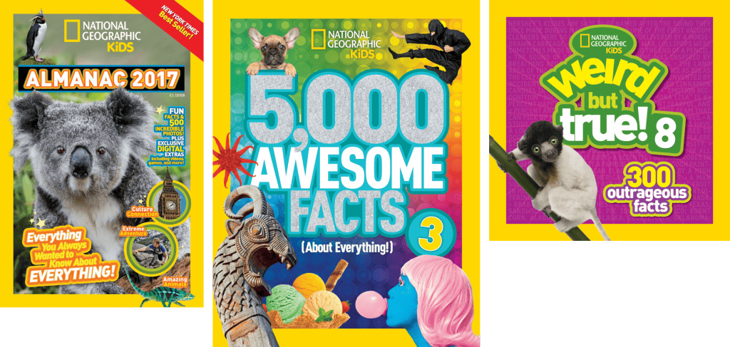 Looking for holiday gift ideas for your kids? Give the gift of knowledge and adventure this year with books from National Geographic Kids.