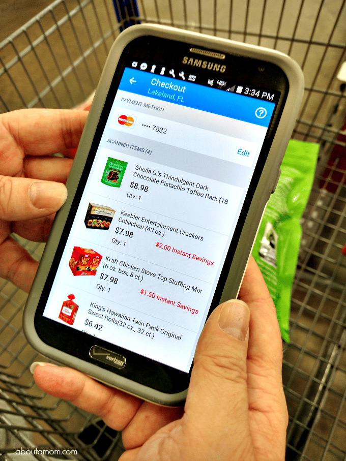 Sam's Club Scan & Go app helps you save time by letting you bypass the traditional checkout lane and pay for items directly from your mobile phone as you shop.