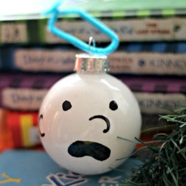 DIY Diary of a Wimpy Kid Ornament