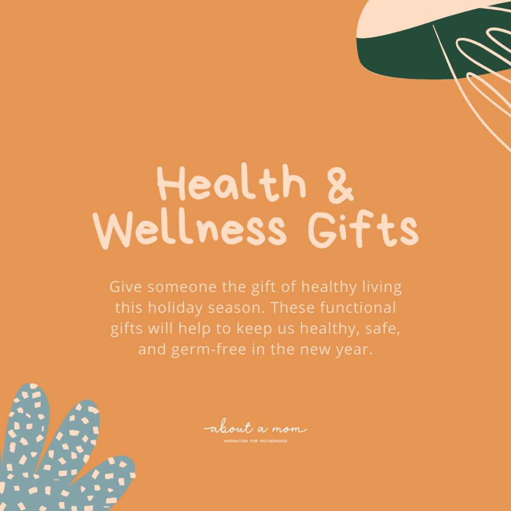 Give someone the gift of healthy living this holiday season. Now is the perfect time to give gifts that promote health and wellness. These 10 functional gifts will help to keep us healthy, safe, and germ-free in the new year.
