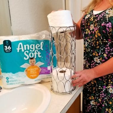 I am all about saving money however I can. Today, I have a new bathroom hack to share with you. And, if you like the scent of lavender as much as me you're going to especially love this money-saving bathroom hack. Ditch the spray and switch to Angel Soft® with Fresh Lavender Scent. The scented tube will leave your bathroom smelling great.