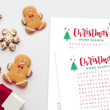 Looking for a fun Christmas word search printable? This Christmas word search is perfect whether you are looking for a fun way to keep kids busy over the school break, or your kids just want something fun to do.