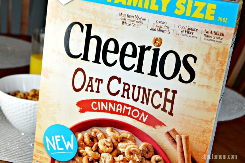 New Cheerios Oat Crunch cereal is made with Multi Grain Cheerios, topped with whole grain oats and real cinnamon. Cheerios Oat Crunch delivers substance in every delicious bite, featuring visible whole oats added to the O’s for added texture and a great crunch. It has a delicious taste to help start every day off right.