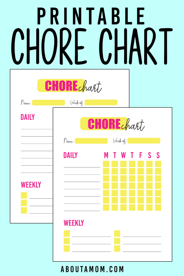 Ready for the kids to help out more around the house. Here are appropriate chores for kid grouped by age, plus a free printable chore chart.