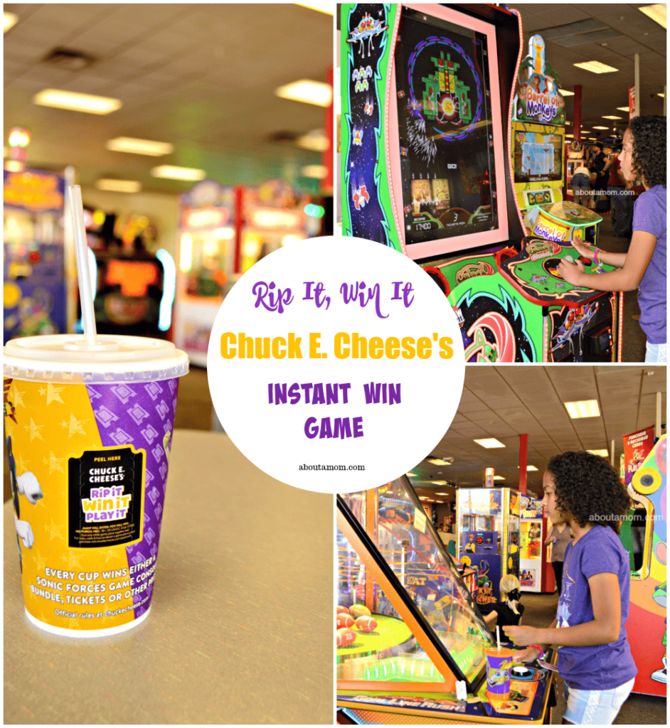Everyone S A Winner With Chuck E Cheese S Rip It Win It Instant Win Game About A Mom