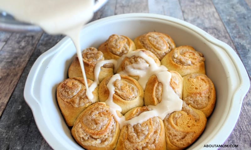Last year I did some extreme dieting. My heartburn flared up horribly. Fortunately, I was introduced Omeprazole ODT last spring and they made a world of difference for me. With this heartburn relief I can now I can enjoy things like these Cinnamon Sugar Almond Rolls. This not-so-guilty recipe is only 5 Weight Watchers points per serving!